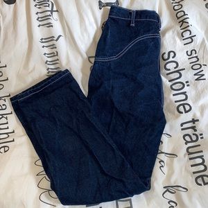 Brandy melville talia dark wash jeans